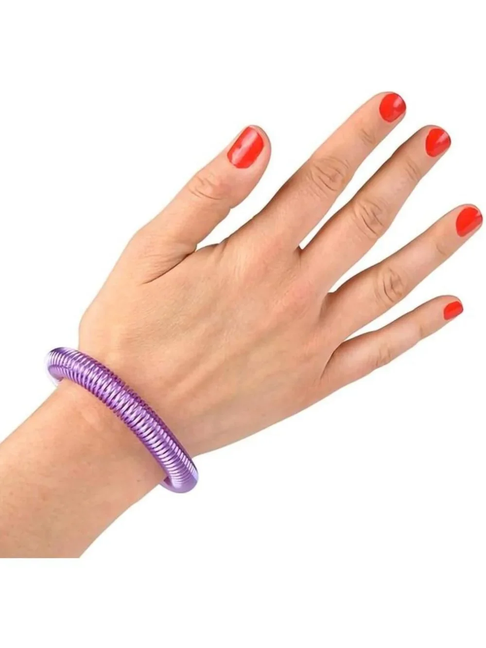Vibrant Neon Spring Bracelets - 12 Pack Elastic Wristbands for Parties & Goodie